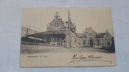 ANTIQUE POSTCARD BELGIUM PEPINSTER - LA GARE USED 1905 - Pepinster