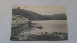 ANTIQUE POSTCARD BELGIUM GILEPPE - LE LAC W/ BOAT USED 1908 - Gileppe (Stuwdam)