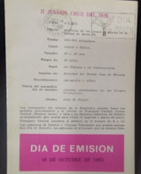 Volante Día De Emisión – 16/10/1982 – II Juegos Cruz Del Sur – Origen: Argentina - Carnets