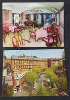 Lote 2 Postales Postcards Del Hotel Majestic – Roma (Italia) – Sin Usar - Bares, Hoteles Y Restaurantes