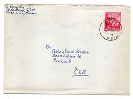 Autriche--1969--Lettre De WIEN Pour PRAHA ( CSR) Timbre Seul Sur Lettre --cachet  WIEN  8-12-1969 - Cartas & Documentos