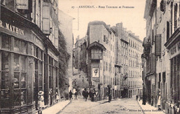 CPA France - 07 - Annonay - Rues Tournon Et Fontasnes - Edition Des Galeries Modernes - Annonay