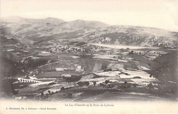 CPA France - 07 - Le Lac D'Issarlès Et Le Pont De Laborie - L Marquand Aubenas - Otros & Sin Clasificación