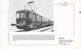 Z 4700 FICHE DOCUMENTAIRE LOCO REVUE N° 308 JUILLET 1970 - French