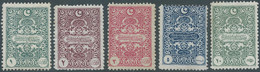 TURKEY-TÜRKEI-TURQUIE,Republic 1922, GENOA PRINTING POSTAGE DUE STAMPS Taxe Fiscal,Mint - Strafport