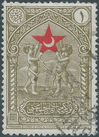 TURKEY-TÜRKEI-TURQUIE,1938  Children's Welfare,1Kurus,Obliterated - Timbres De Bienfaisance