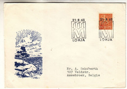 Finlande - Lettre De 1963 - Oblit Spéciale Lohja - - Briefe U. Dokumente