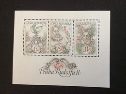 1997 Bloc Feuillet ** De 3 Timbres Empereur Rodolphe II De Prague  YT 143 / 145 - Hojas Bloque