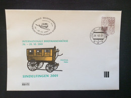 2001 COB 5  P2  Oblitéré - Sindelfingen 2001 Diligence Postale - Sobres
