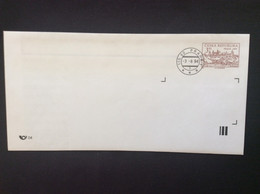 1994 COB 1 B Oblitéré  Format Long 220x116 Mm -  Gravure Ancienne De Prague Et De Son Château En 1493 - Briefe