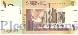 SUDAN 1 POUND 2006 PICK 64 UNC PREFIX "AA" - Sudan