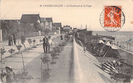 CPA FRANCE - 17 - CHATELAILLON - Le Boulevard De La Plage - RBLR - Châtelaillon-Plage