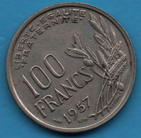 FRANCE 100 FRANCS 1957 KM# 919 COCHET - 100 Francs