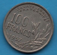 FRANCE 100 FRANCS 1957 B KM# 919 COCHET - 100 Francs