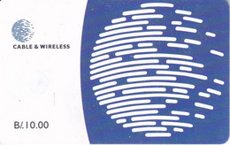 TARJETA DE PANAMA DE CABLE & WIRELESS - Panamá