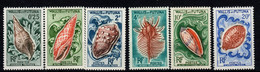 1962-3 Wallis & Futuna, Conchiglie, Serie Completa Nuova (**) - Unused Stamps