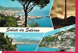 SALUTI DA SALERNO - VIAGGIATA 1970 - Souvenir De...