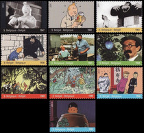 4165/4174**(BL192) - Tintin / Kuifje / Tim -  À L'écran / Op Het Scherm / Auf Dem Bildschirm / On The Screen - (Hergé) - Philastrips