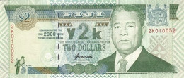 FIJI 2 DOLLARS 2000 P 102 UNC SC NUEVO - Figi