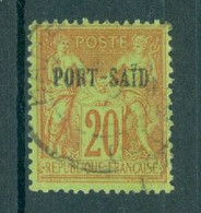 COLONIES FR. - PORT SAÏD - N°10 Oblitéré. - Usati