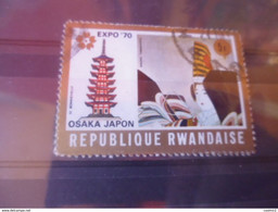 RWANDA  YVERT N°367 - Usati