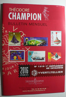 BULLETIN MENSUEL DE THEODERE CHAMPION 2016 (YVERT TELLIER) SEPTEMBRE 2015 - Nº 1319 - France