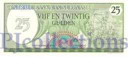 SURINAME 25 GULDEN 1985 PICK 127b UNC - Suriname