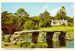 Clapper Bridge At Postbridge, Dartmoor PT 1358 - Dartmoor