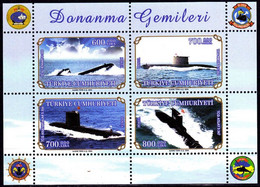 Turkey, Türkei - 2004 - Souvenir Sheet For The Fleet Vessels - 1.Mini S/Sheet ** MNH - Ungebraucht