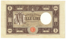 1000 LIRE BARBETTI GRANDE M TESTINA FASCIO I TIPO 12/07/1927 SPL+ - Regno D'Italia - Altri