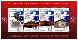 Turkey, Türkei - 2009 - 90th Year Of Atatürk"s To Samsun Congresses - 1.Mini S/Sheet ** MNH - Neufs