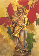 Postcard Religious Scene Germany Statue Of Mary And Jesus - Vergine Maria E Madonne