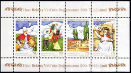 Turkey, Türkei - 2009 - 800th Anniversary Of The Birth Of Hacı Bektaş Veli - 1.Mini S/Sheet ** MNH - Neufs