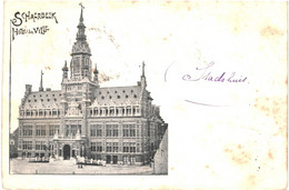 CPA Carte Postale Belgique Bruxelles Schaerbeek Hôtel De Ville 1900  VM61825 - Schaarbeek - Schaerbeek