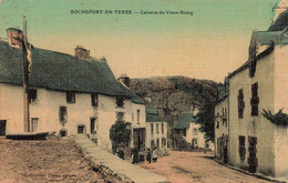 Rochefort En Terre * Calvaire Du Vieux Bourg * Rue Villageois * Cpa Toilée Colorisée - Rochefort En Terre