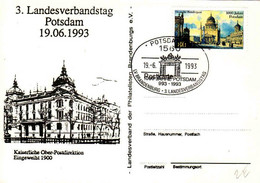 Germany 1993, 3. Landesverbandstag Potsdam 1993 - Postales Privados - Nuevos