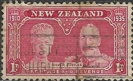 NEW ZEALAND 1935 Silver Jubilee - 1d - King George V And Queen Mary FU - Oblitérés