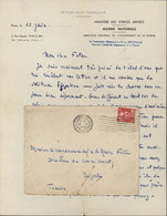 Autographe Ministère Des Forces Armées Commissaire Général De La Marine Nationale René Pierre Ernest BRESSOLLES - Other & Unclassified