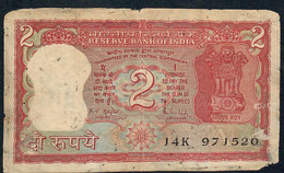 INDIA P53Ac2 2 RUPEES 1985  Signature 15 MALHOTRA  LETTER A  VG/ FINE - Inde