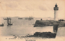 Quiberon * Le Phare , L'escadre Au Mouillage à Port Haliguen - Quiberon