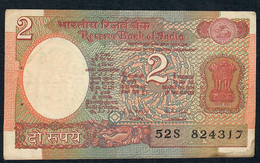 INDIA P79a2 2 RUPEES 1988 Signature 15 MALHOTRA LETTER A    VF 2 P.h. - Inde