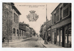 Delcampe - MALAKOFF LA TOUR * HAUTS DE SEINE * ECOLES PAUL BERT * RUE D'ARCUEIL *HOTEL * Carte N° 5 * ECUSSON / BLASON - Malakoff