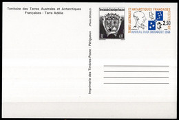 TAAF  Entier Postal N°2-CP Neuf TB Cote 9€00 - Interi Postali