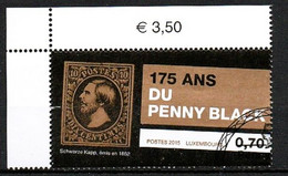 LUXEMBOURG, LUXEMBURG 2015, MI 2061, 175 ANS TIMBRE-POSTE, ESST GESTEMPELT, OBLITERE - Usati