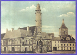 Carte Postale 59. Orchies  Ancien L'hotel De Ville Indendié Par Les Allemands En 1914  Très Beau Plan - Orchies