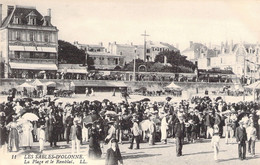 CPA FRANCE - 85 - Les Sables D'Olonne - La Plage Et Le Remblai - LL - Sables D'Olonne