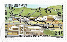 NOUVELLE CALEDONIE, CACHETS AEROPORT DE TONTOUTA 1978 - LA POULE COUVEUSE HIENGHENE, AEROGARE DE MAGENTA, A VOIR - Lettres & Documents