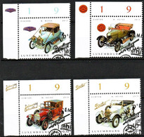 LUXEMBOURG, LUXEMBURG 2015, MI 2071-2074,SERIE, SATZ, VOITURES D'ANTAN (III),  ESST GESTEMPELT, OBLITERE - Used Stamps