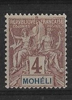 MOHELI N° 3 ** SANS CHARNIERE TB - Nuovi