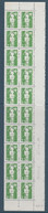 N° 2622 X 20 MARIANNE DE BRIAT EN BANDE AVEC PLUSIEURS DENTS ABSENTES DEFAUT DE PEIGNE ** - Unused Stamps
